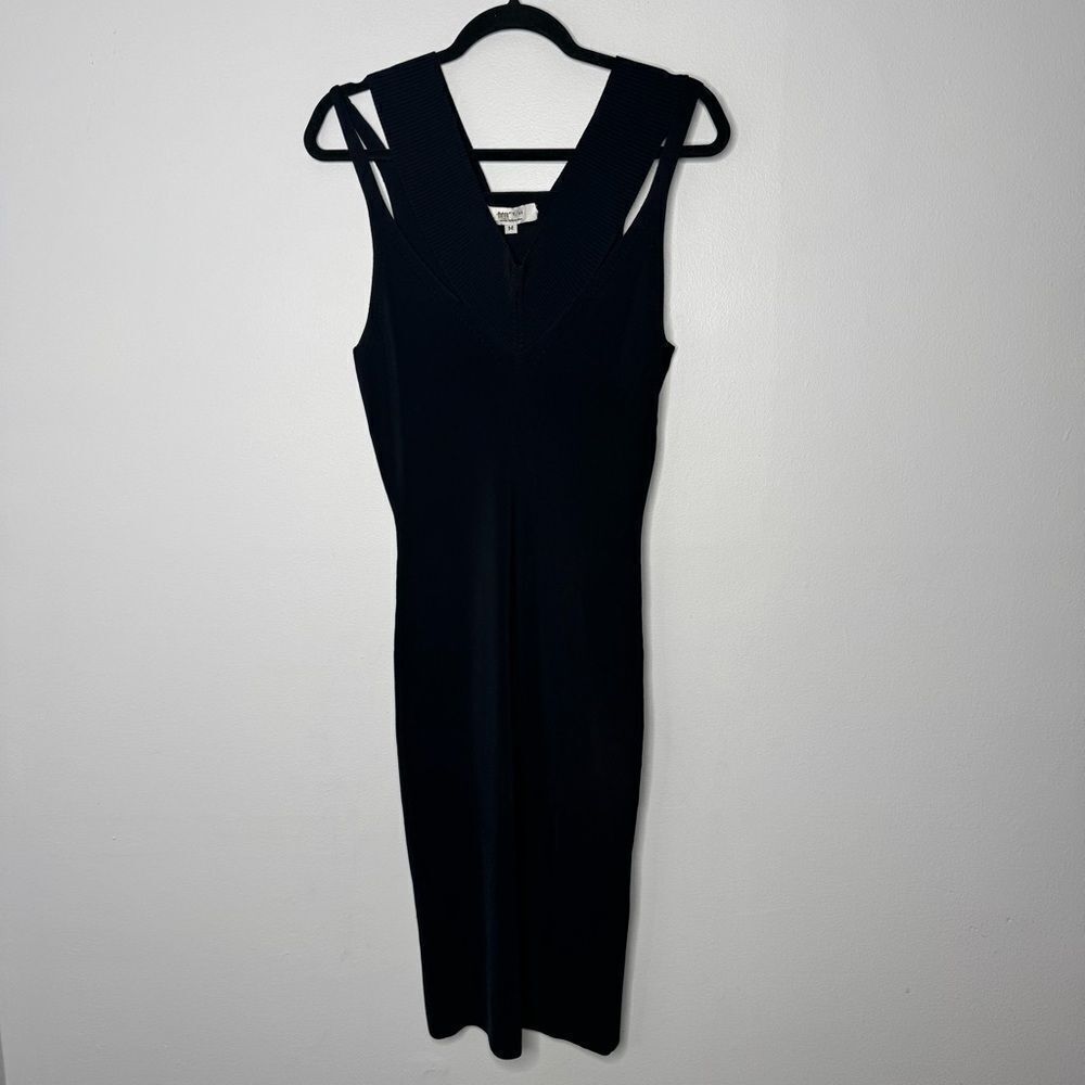 Bailey 44 dark navy double strap dress size medium